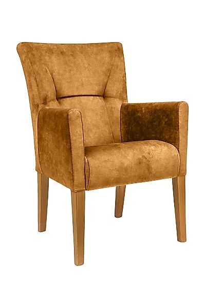 Home affaire Armlehnstuhl "King" () Esszimmerstuhl mit Knopfheftung günstig online kaufen