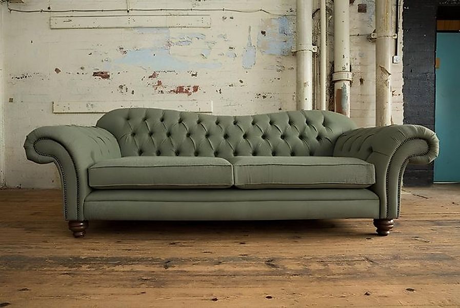 JVmoebel Sofa Sofa 4 Sitzer Couch Chesterfield Polster Sitz Garnitur Leder günstig online kaufen