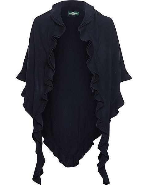 Luise Steiner Strickponcho Rüschen-Poncho günstig online kaufen