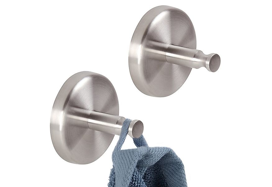 bremermann Handtuchhaken Bad-Serie PIAZZA - 2er Set, aus Edelstahl matt, (2 günstig online kaufen