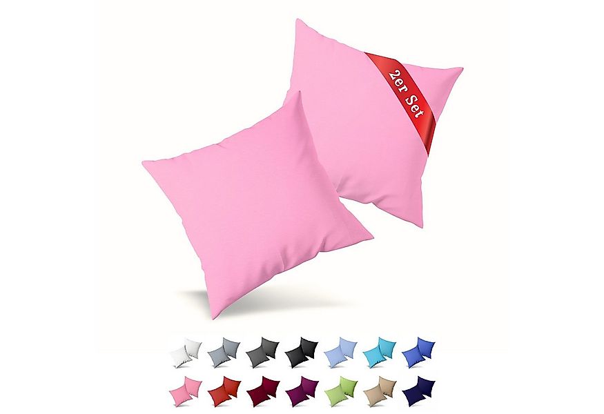 Buymax Kissenbezüge Kissenbezug 100% Baumwolle Premium Jersey, (2 Stück), K günstig online kaufen
