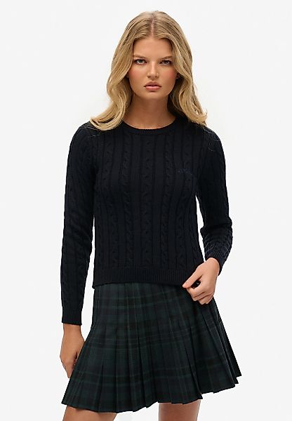 Superdry Strickpullover "ESSENTIALS SLIM CABLE JUMPER" günstig online kaufen