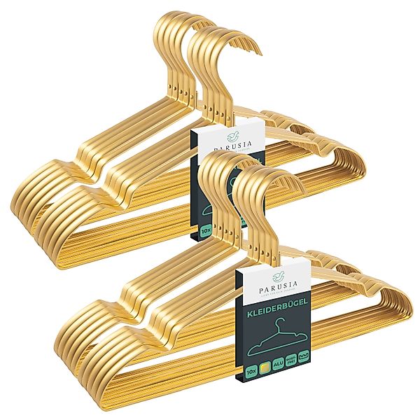 Parusia Kleiderbügel 10/20/40 Parusia Kleiderbügel gold günstig online kaufen