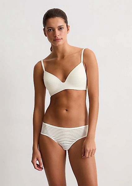 Marc OPolo Hipster "Second Skin Jaquard", elastisch, Spitze, feine Streifen günstig online kaufen
