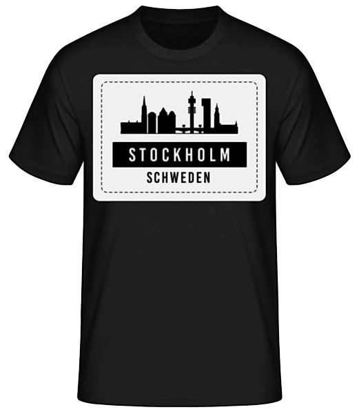 Stockholm Schweden · Männer Basic T-Shirt günstig online kaufen