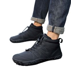 Refttenw Leichte Rutschfeste Barfußschuhe Gefüttert Winterstiefel günstig online kaufen