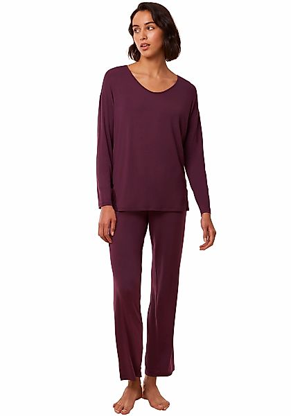 Triumph Pyjama "Timeless Sensuality PK LSL", (2 tlg.), atumgsaktiv und weic günstig online kaufen