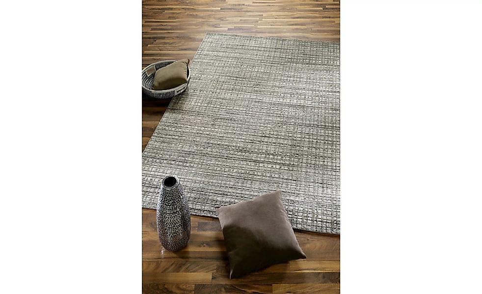 Nepal Teppich - grau - Viskose, Wolle - 170 cm - Teppiche > Wohnteppiche > günstig online kaufen