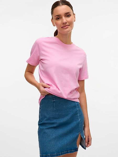 Vero Moda Kurzarmshirt "VMPAULINA SS T-SHIRT GA JRS NOOS" Baumwolle, regula günstig online kaufen