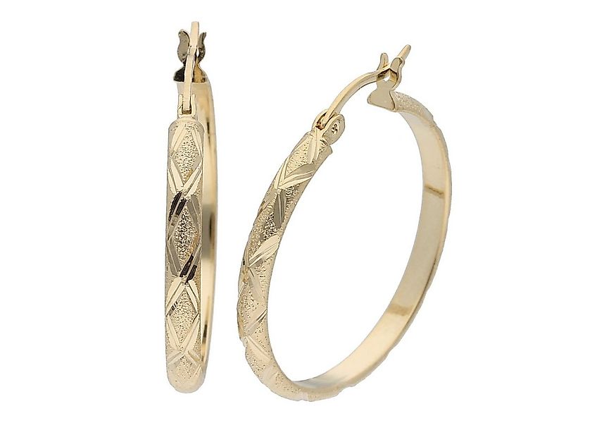 Smart Jewel Paar Creolen Creolen diamantiert, Silber 925 günstig online kaufen