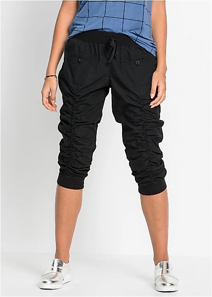 bonprix 3/4-Hose "3/4-Hose aus reiner Baumwolle" aus Baumwolle, mit elastis günstig online kaufen