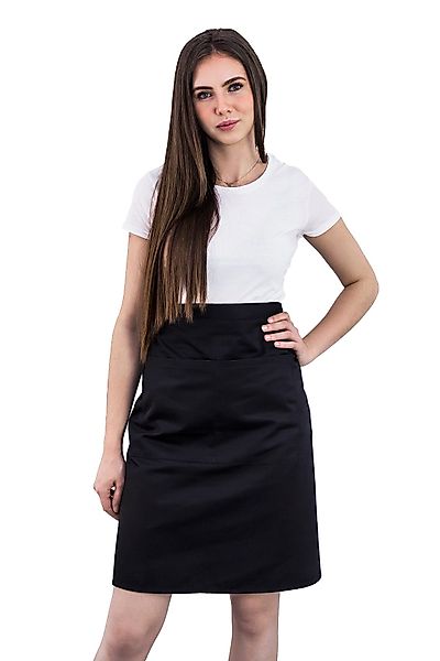 SENTYRZ Kochschürze Kellnerschürze Lang Schwarz Tasche günstig online kaufen