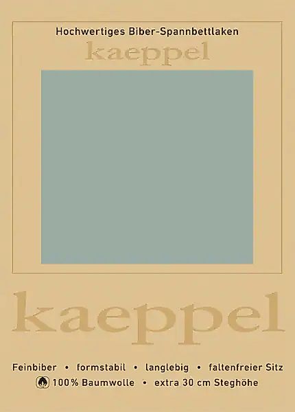 Kaeppel Spannbettlaken »Spannbettlaken Biber«, 100% Baumwolle, kuschelig we günstig online kaufen