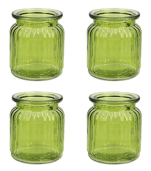 Creativery Windlicht, Windlicht Glas gerillt 8x9cm günstig online kaufen