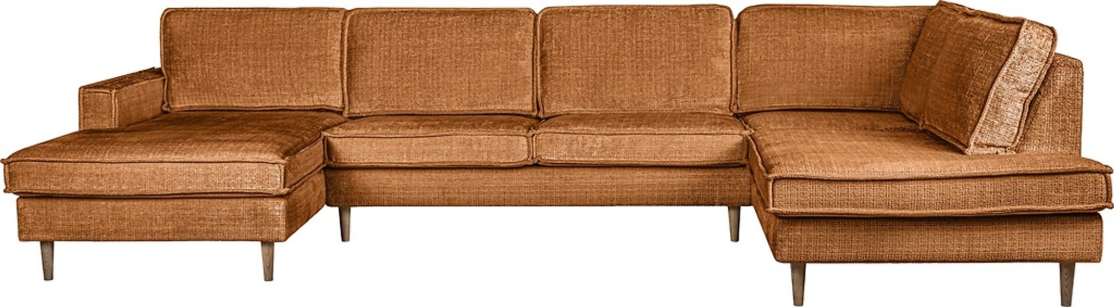 Home affaire Wohnlandschaft "Pinto Skandi, 350 cm, U-Form, XXL, mit Ottoman günstig online kaufen