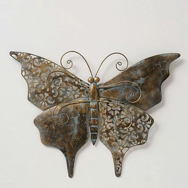Deko-Impression Wanddekoobjekt Wandobjekt Schmetterling Wanddekoration Eise günstig online kaufen