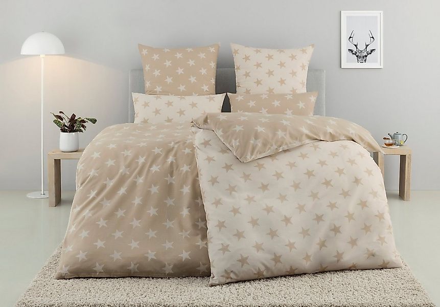 OTTO home Wendebettwäsche STELLA, Polycotton recycelt, 2 teilig, Bettwäsche günstig online kaufen