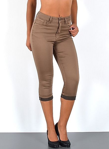 ESRA Caprijeans Damen Capri Jeans Hose günstig online kaufen
