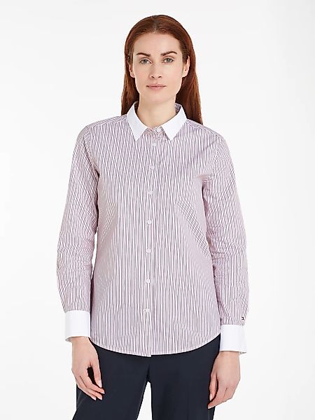 Tommy Hilfiger Hemdbluse "STRIPE REGULAR SHIRT", mit Streifendessin günstig online kaufen