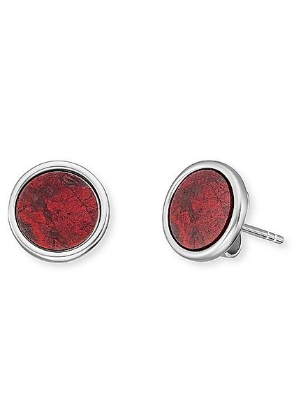 Engelsrufer Paar Ohrstecker POWERFUL STONE ROTER JASPIS, mit Zirkonia (synt günstig online kaufen
