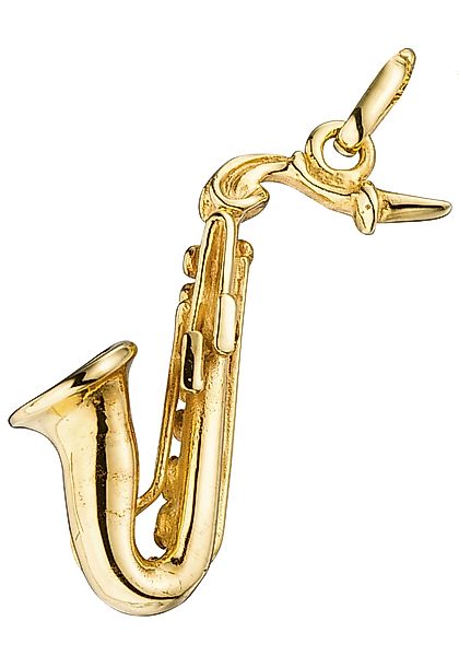 JOBO Kettenanhänger "Anhänger Saxophon", 925 Silber vergoldet günstig online kaufen
