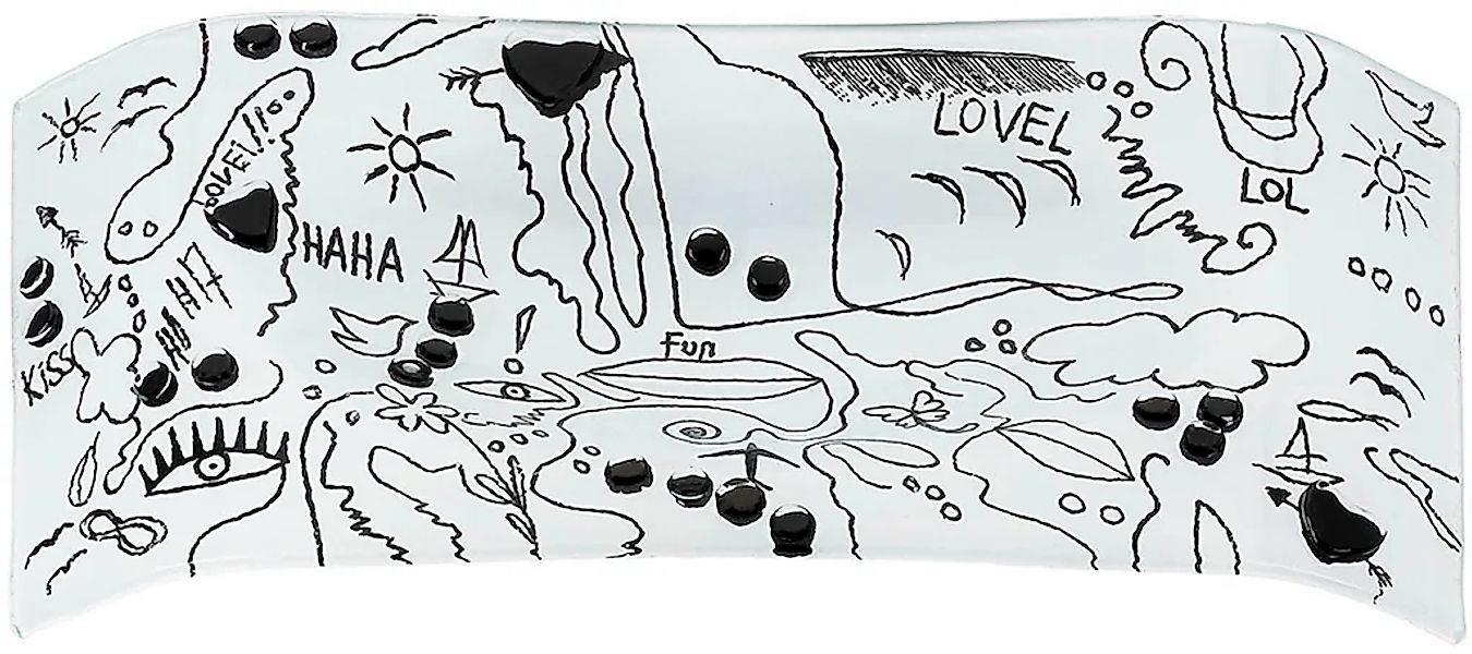 Casablanca by Gilde Dekoschale "Schale Modern Art weiß H.5 cm", (1 St.) günstig online kaufen