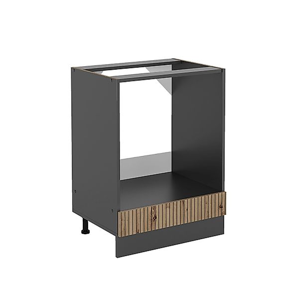 Vicco Herdumbauschrank R-Line, Artisan-Eiche/Anthrazit, 60 cm ohne Arbeitsp günstig online kaufen