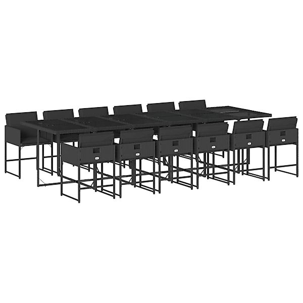 vidaXL Garten-Essgruppe 13-tlg. Garten-Essgruppe mit Kissen günstig online kaufen