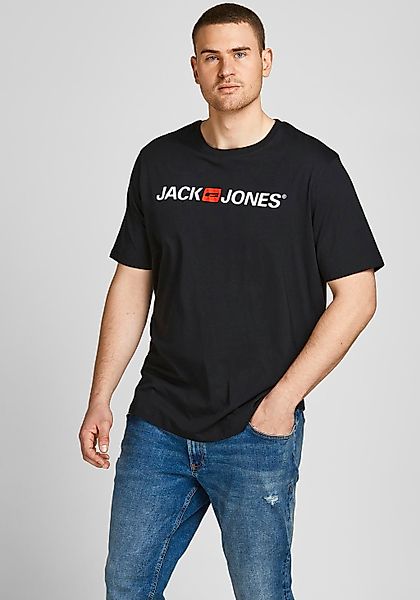 Jack & Jones PlusSize T-Shirt "CORP mit Print und bequemem Rundhals", bedru günstig online kaufen