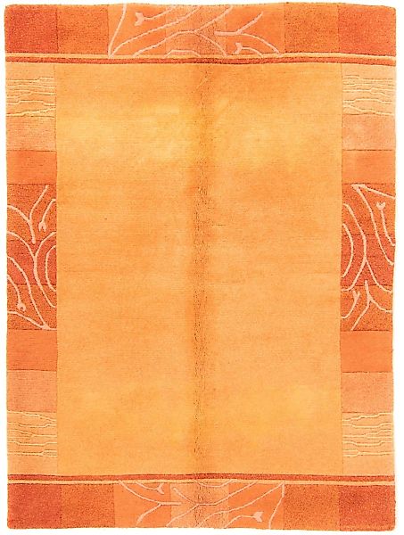 morgenland Wollteppich »Nepal - 200 x 140 cm - orange«, rechteckig günstig online kaufen