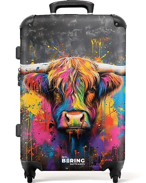 NoBoringSuitcases.com© Hartschalen-Trolley Schottische Highlander als Graff günstig online kaufen