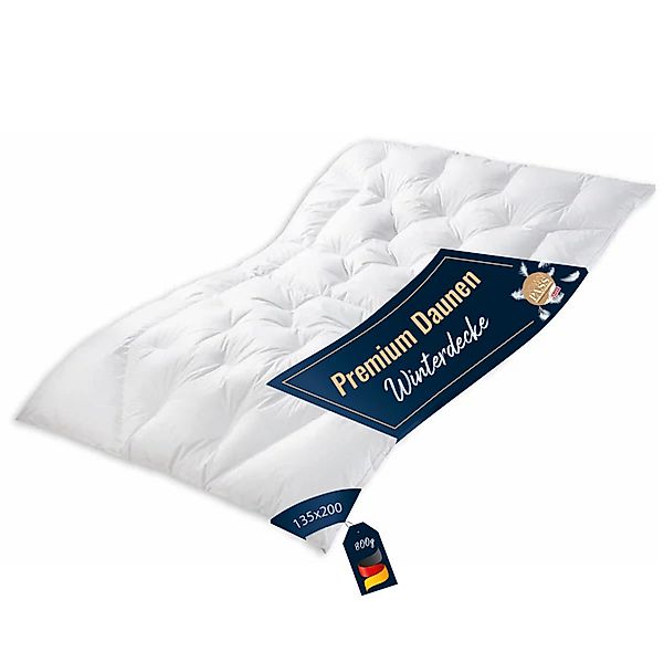 Daunendecke körperform Schlummerstepp Winter Daunen Bettdecke 135x200 günstig online kaufen
