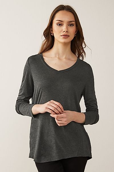 Next Langarmshirt Legeres, langärmeliges T-Shirt mit günstig online kaufen