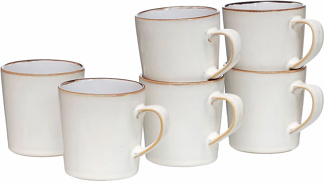 Ritzenhoff & Breker Becher "Kaffeebecher-Set Visby 6tlg, Weiß" 6-teilig günstig online kaufen