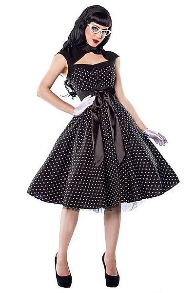 Atixo A-Linien-Kleid 50er Jahre Pin Up Rockabilly Kleid Retro Tanzkleid Ret günstig online kaufen