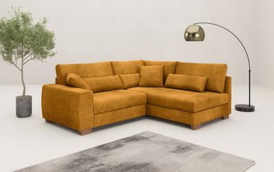 Mr. Couch Ecksofa "Hilla L-Form, bis 140 kg belastbar" mit Taschenfederkern günstig online kaufen