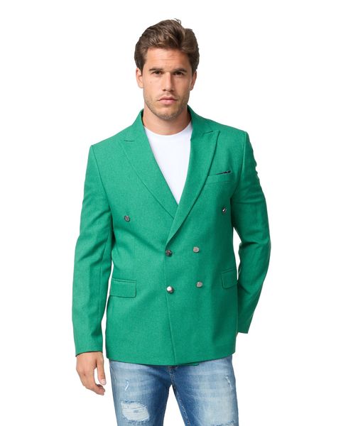 Denim Distriqt Sakko Feiner Herren Zweireiher günstig online kaufen