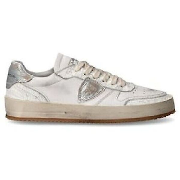 Philippe Model  Sneaker VNLD WM01 - NICE LOW-VINTAGE METAL_BLANC ARGENT günstig online kaufen