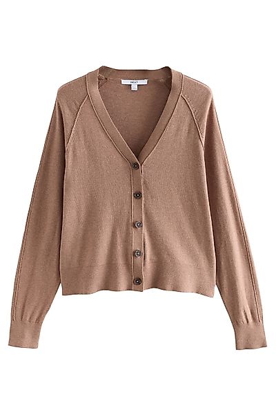 Next Strickjacke Strickjacke mit V-Ausschnitt, Kurzgröße günstig online kaufen