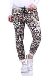 Mississhop Chinohose Damen Hose Blumen Jogginghose günstig online kaufen