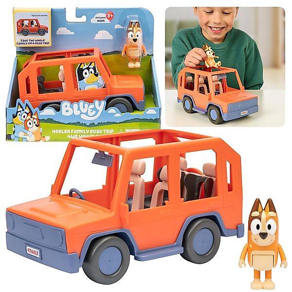 Sarcia.eu Spielfigur Bluey Set Auto 4x4 günstig online kaufen