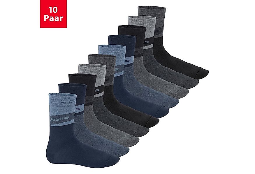 Footstar Businesssocken Herren Motiv Socken (10 Paar) mit diversen Mustern günstig online kaufen