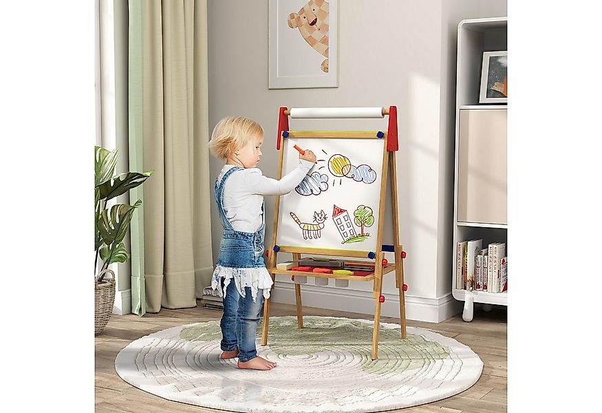 AIYAPLAY Tafel 3-in-1 höhenverstellbar, doppelseitig, mit Ablage, (Kinder S günstig online kaufen