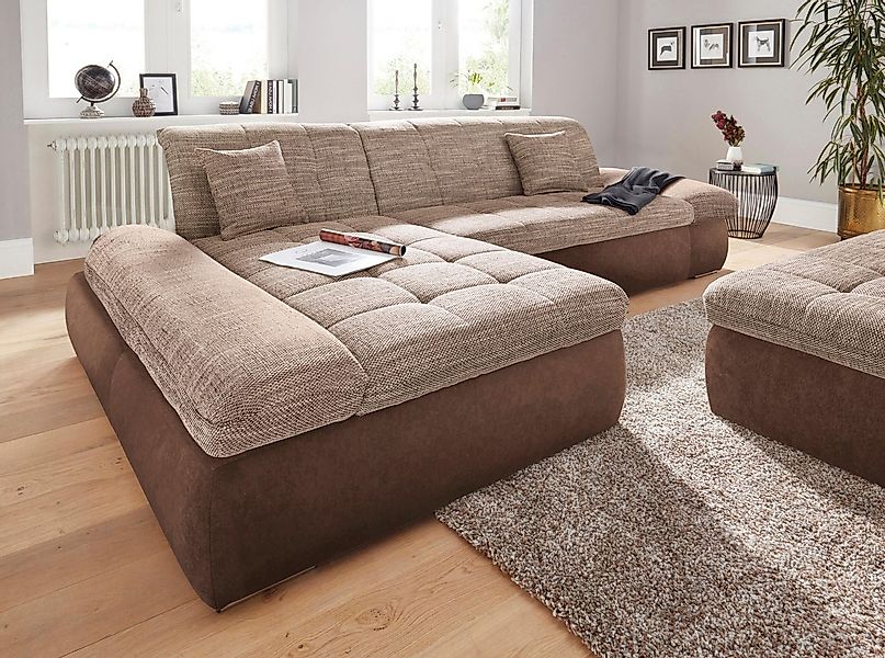 DOMO collection Ecksofa PB Moric wahlweise mit Bettfunktion + Armteilverste günstig online kaufen