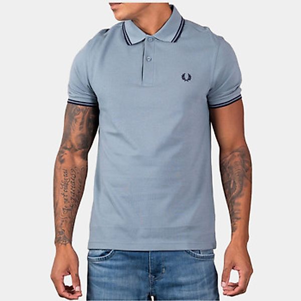 Fred Perry  Poloshirt Twin tipped polo - stockport blue navy günstig online kaufen