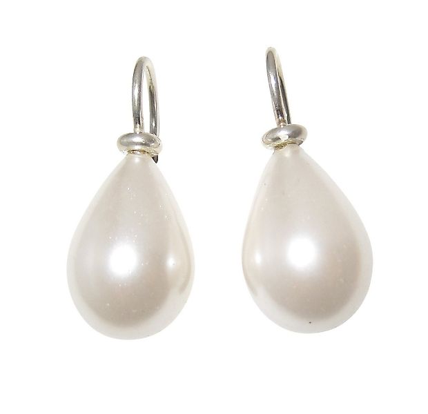Mugello Perlenohrringe Goccia weiß Sterlingsilber Muschelkern zeitlos elega günstig online kaufen