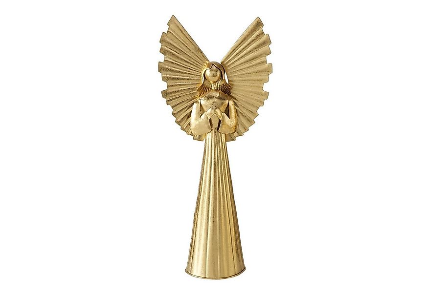MF Weihnachtsfigur Metall Dekofigur Engel Nuriel in Gold - 54 cm (1 St) günstig online kaufen