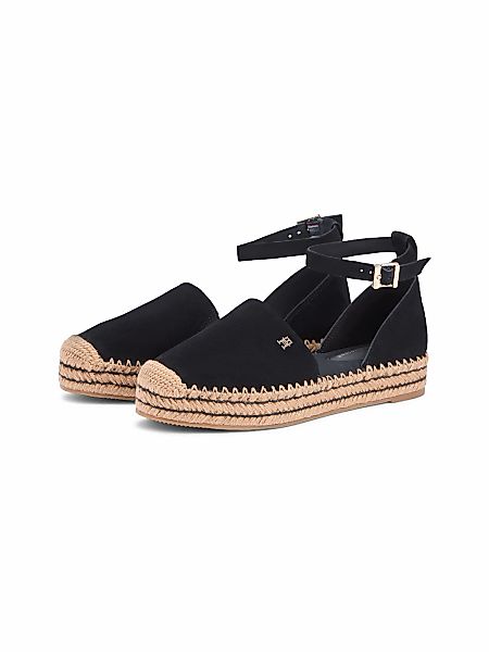 Tommy Hilfiger Riemchenballerina "TH PLATFORM ESPAD SUEDE STRAP" Sommerschu günstig online kaufen