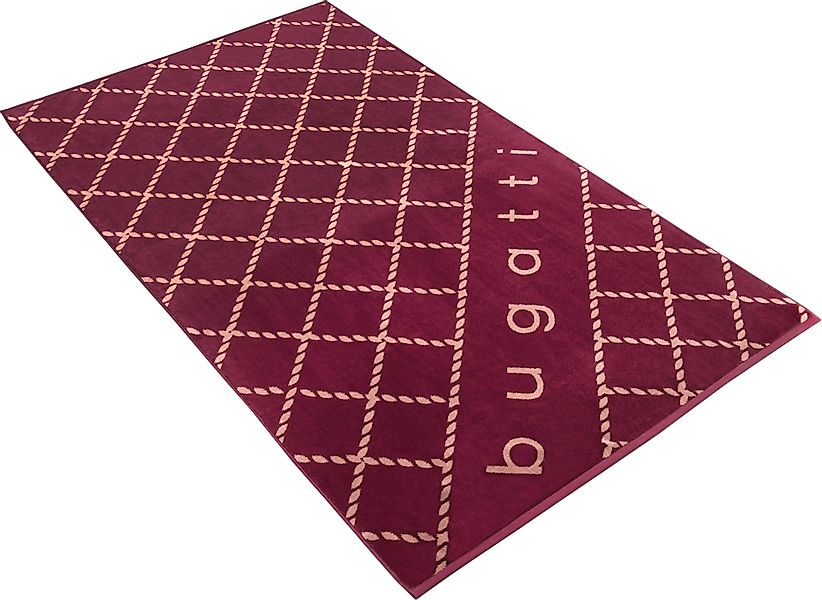 bugatti Strandtuch Angelo, Frotteevelours (1-St), Badetuch, günstig online kaufen