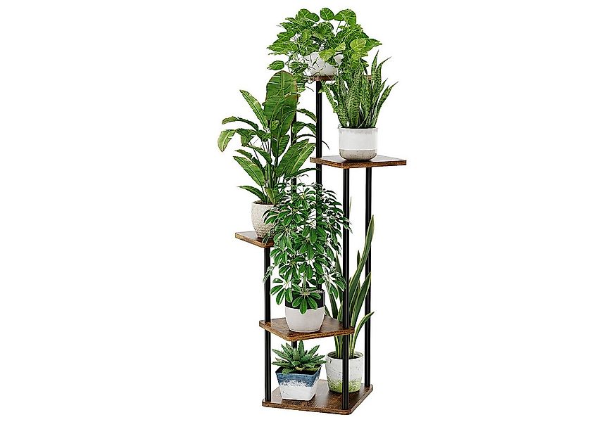 Bamworld Blumenständer Pflanzenständer, Pflanzenregal, Modernes Regal für I günstig online kaufen